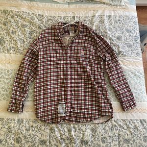 Carhart FR Button Up Mens Large